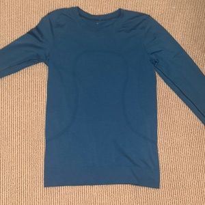 lululemon turquoise long sleeve size 2